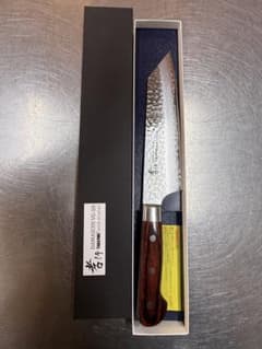 堺孝行 ダマスカス33層槌目 剣型牛刀190mm - メルカリ