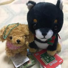【バラ売り可】豆しば三兄弟ぬいぐるみ、ぬいぐるみストラップのサムネイル