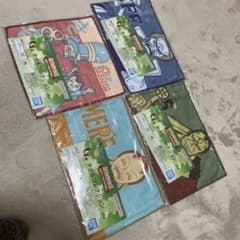 신품 4장 G상 타월 컬렉션 이치 반 쿠지 원피스 이모셔널 스토리즈