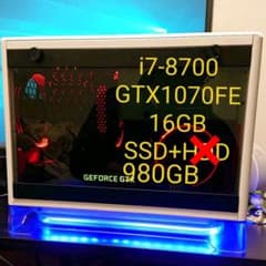 ゴロゴロさん i7-8700 GTX1070 16GB SSD ゲーミングPCのサムネイル