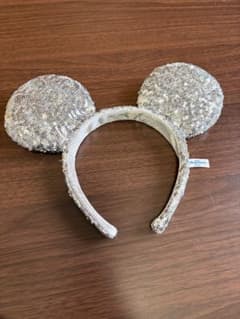 ディズニー　ミッキー　カチューシャ　シルバーのサムネイル