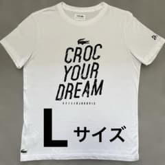 LACOSTE ラコステ　Tシャツ　メンズ　Lサイズ シロ　ラコステスポーツのサムネイル