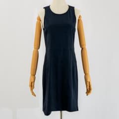 theory セオリー ワンピース ひざ丈 ノースリーブ 麻 リネン ストレッチのサムネイル