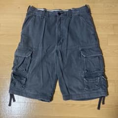 Abercrombie & Fitch カーゴショーツ ネイビー 31インチのサムネイル
