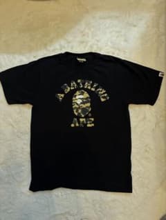 A BATHING APE 迷彩 Tシャツ ブラック S レディースのサムネイル
