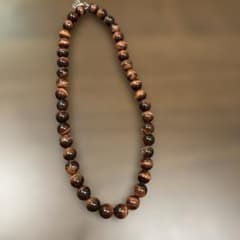 天然石赤虎目ネックレスのサムネイル