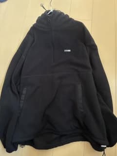 フリースジャケット ブラック ハーフジップのサムネイル