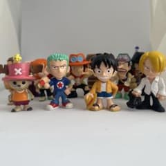 平成レトロ　ONE PIECEワールド ミニフィギュア 12体コンプリートのサムネイル