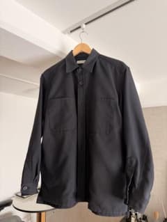 【良品】UNITED ARROWSポリエステルウール カルゼ ルーズCPOシャツのサムネイル