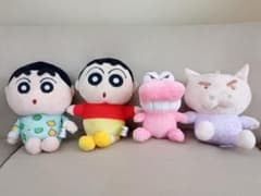クレヨンしんちゃんお座り ぬいぐるみ マスコット 4点セットのサムネイル