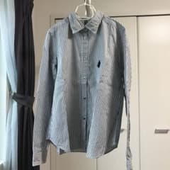 ストライプシャツ 長袖シャツ　フラボアのサムネイル
