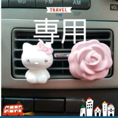 アロマストーン　車エアコン用　ピンクキティー　二個セットのサムネイル