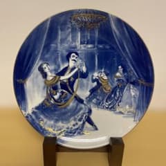 イタリア陶器 デルータ陶器 マヨリカ焼き 絵皿 直径34cm | Shop at