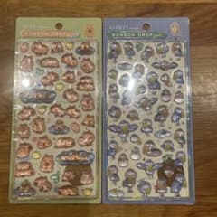 BONBON DROP シール カピバラ ハシビロコウ 2種セットのサムネイル
