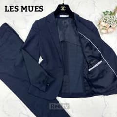 LES MUES】セットアップ スーツ ジャケット パンツ 紺 3 AOKI - メルカリ