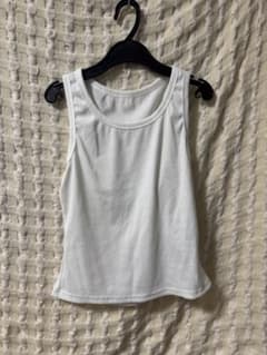 SHEIN リブタンクトップ ホワイトのサムネイル