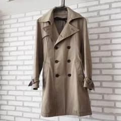COMME CA MEN コムサ トレンチコート カーキ メンズのサムネイル