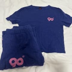 レア　9090girl Logo Girl Sweat セットアップ　ネイビーのサムネイル