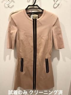 即購入可 試着のみ GUCCI ベージュ ひざ丈ワンピース XS 正規品 - メルカリ