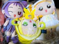 おジャ魔女どれみメモリアル展ぬいぐるみ3体セット + 25周年記念カード等のサムネイル