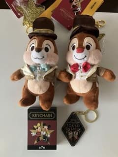 [한정품] 칩 & 데일 봉제 인형 도쿄 디즈니 리조트 점 25 주년 기념