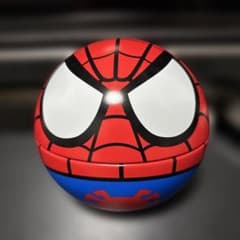 スパイダーマン ボール型缶ケース 小物入れのサムネイル