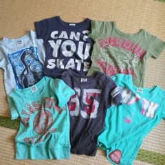 値下げしました‼　F.O.KIDS120㎝男児夏Tシャツ6枚セットのサムネイル