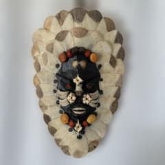 Masks, artwork, seashells, ornaments, interior decor, art, antiques
