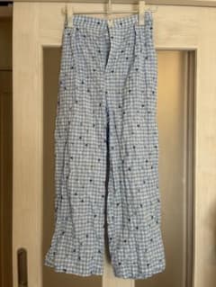 アンビデックス　l'atelier du savon パンツ　サックスのサムネイル