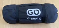 GO Glamping TCタープ  ポリコットン  ブラック　3x3のサムネイル