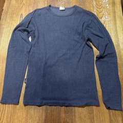 AVIREX Tシャツ 長袖　Sサイズ　チャコール　No.1のサムネイル