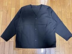MUJI Labo】汚れが落ちやすいノーカラージャケットXL 