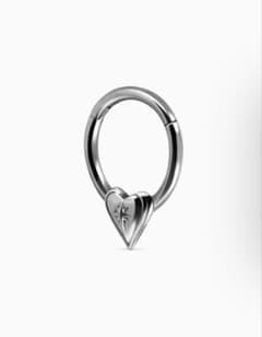 Ask & embla クリッカー ピアス 片耳 シルバー ハート