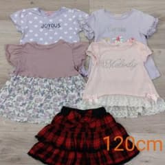 120cm　Tシャツカットソーなど5枚セットのサムネイル