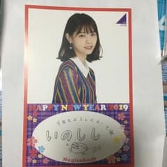 西野七瀬 ポストカード 猪のサムネイル
