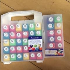 クラフトパンチ アルファベット、数字、ギザギザバサミ付きのサムネイル