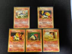 【旧裏】ポケモンカード ヒノアラシ マグマラシ 5枚セット まとめ売りのサムネイル