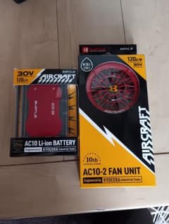 新品】BURTLE AIRCRAFT バッテリー ファンユニット AC10 - メルカリ