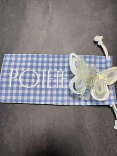 POTETE ヘアクリップ 巾着付きのサムネイル