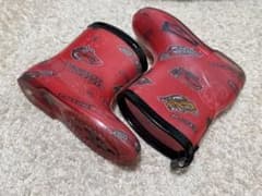Excellent condition Cars rain boots, size 17cm, Disney, Lightning McQueen, for boys.