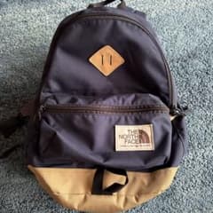【美品】THE NORTH FACE リュック ダークブルー/ベージュ19Lのサムネイル
