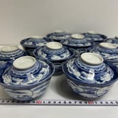 中国明時代　古染付煎茶碗5客　口径約4.3㎝　東Y7-1212☆2Fタサチ 古伊万里 染付蓋茶碗 10客 タサチ 東さ8-0505☆2F - メルカリ