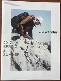 and wander 2017 SPRING & SUMMER カタログ