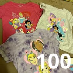 ディズニー　プリンセスTシャツ　100のサムネイル