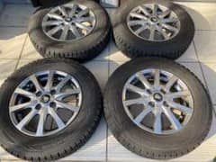 13インチ スタッドレス 4本 ダンロップ145/80R13ホイルセットのサムネイル