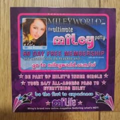 非売品 Miley Cyrus 会員カード 非売品 Miley Cyrus 会員カード - メルカリ