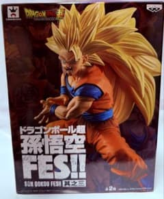 【新品未開封】ドラゴンボール超 孫悟空FES!! 其之三 超サイヤ人3フィギュアのサムネイル