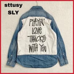 STUSSY WOMEN x SLY コラボ シャンブレー ウエスタン シャツ - メルカリ