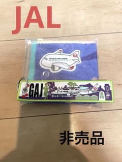 JAL 손수건 타월 현지 키 체인