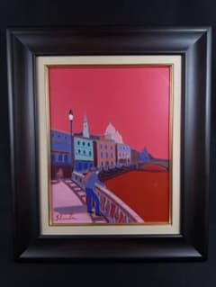 他の方発送×時代物　肉筆油彩画　antique 森崎修太【ベニスタ景】肉筆油彩画 2000 - メルカリ